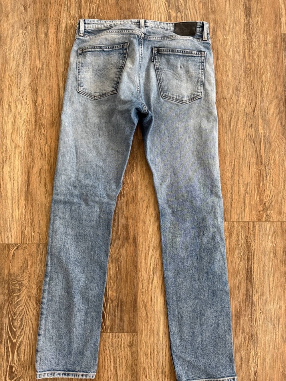 Levi's Men's Straight Light Blue Denim Jeans 32/32 - Picture 8 of 8